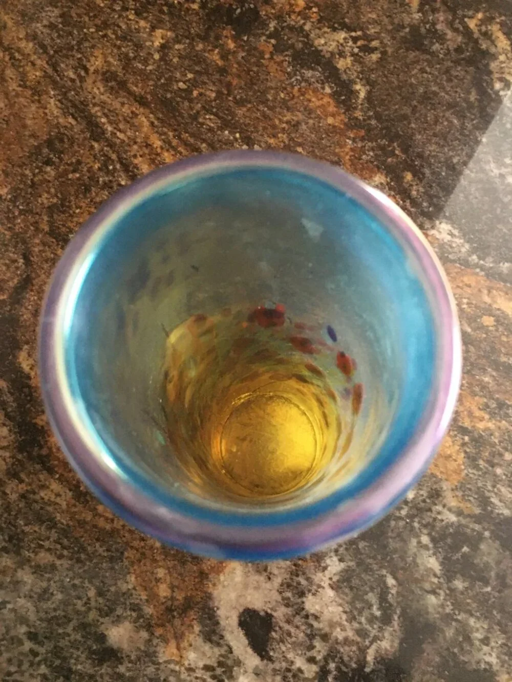VTG 1990s Robert Held California Poppy Art Glass Cylinder Vase - Made in Canada - Picture 13 of 16